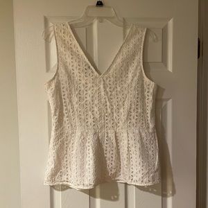 Eyelet blouse